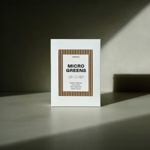 Saatgut-Set "Microgreens"  |  Für Sprossen und Microgreens, 4 Sorten zum Selbst-Anbauen